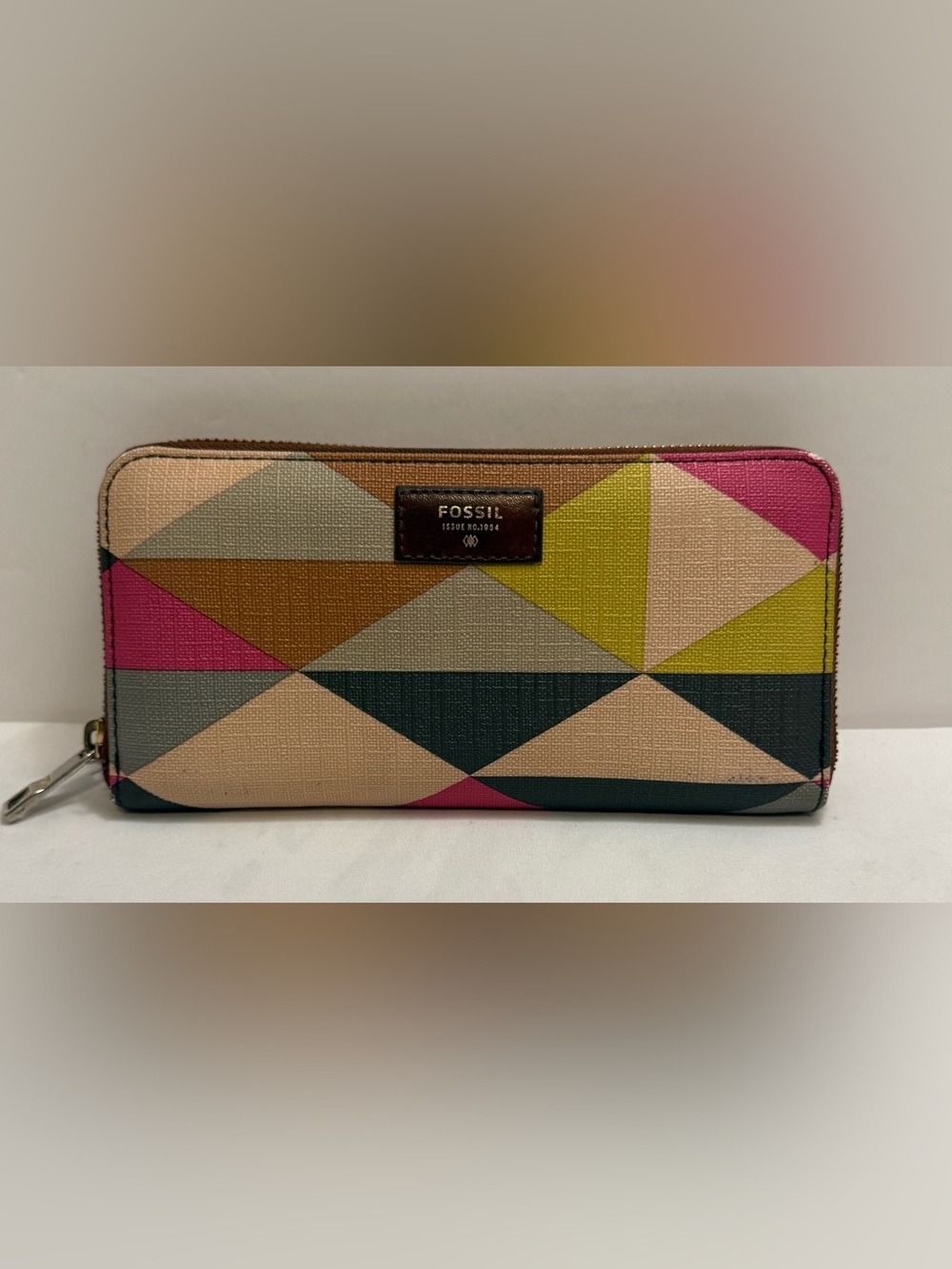 Fossil Leather Geometric Wallet